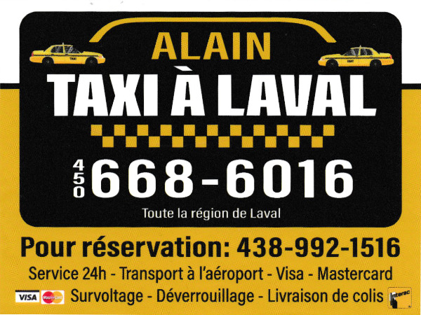Alain - Taxi à Laval